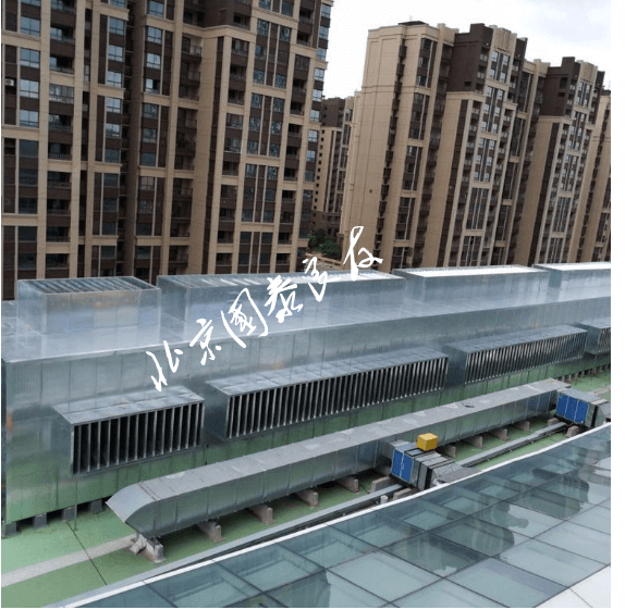 02 武漢天虹廣場樓頂冷卻塔降噪、冷卻塔噪音治理